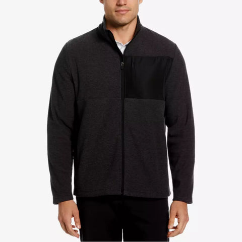 Pga Tour Men's Grey Full Zip Dura Fleece Golf Jacket  | Pga Tour In Lebanon