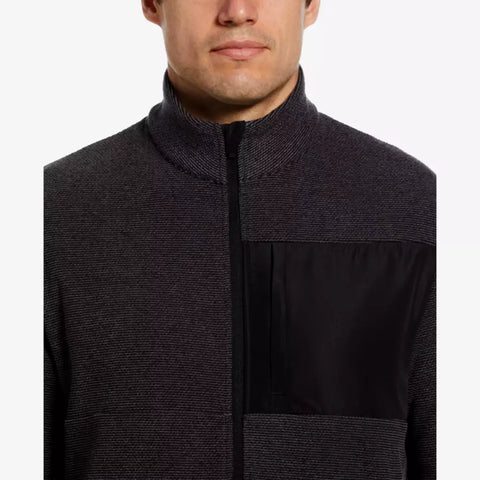 Pga Tour Men's Grey Full Zip Dura Fleece Golf Jacket  | Pga Tour In Lebanon