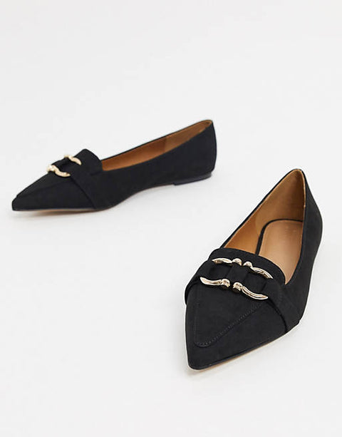 ASOS Design  Women's Black Casual Shoes ANS104 (Shoes51,58) shr