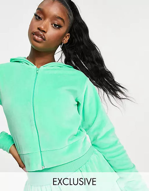 ASYOU Women's Green Sweatshirt ANF648