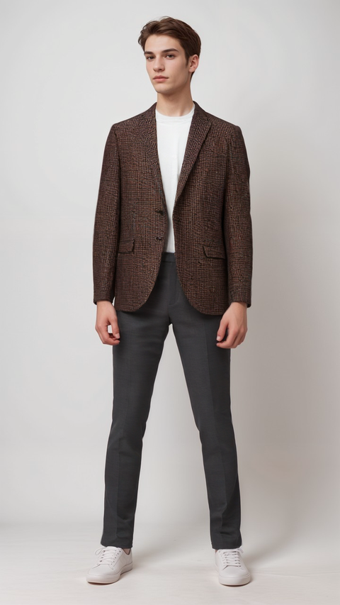 Topman Men's Brown Blazer AMFJ203