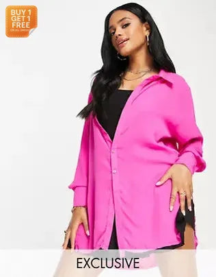 ASYOU Women's Fuchsia  Dress ANF893