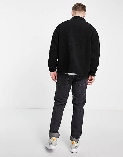 Asos Design Men's Black Sweatshirt 102023420 ANF270   (AN73)(zone 5)
