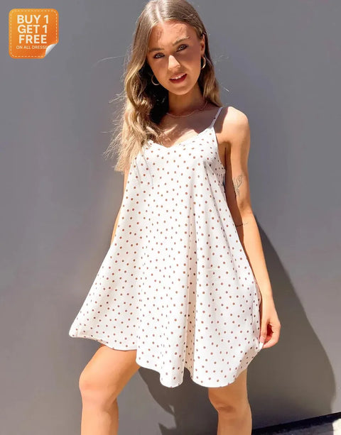 Asos Design Women's White Dress ANF1122