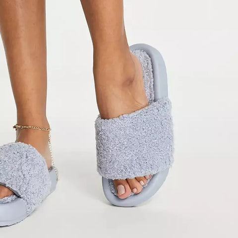 ASOS Design Women's Blue Slipper ANS536
