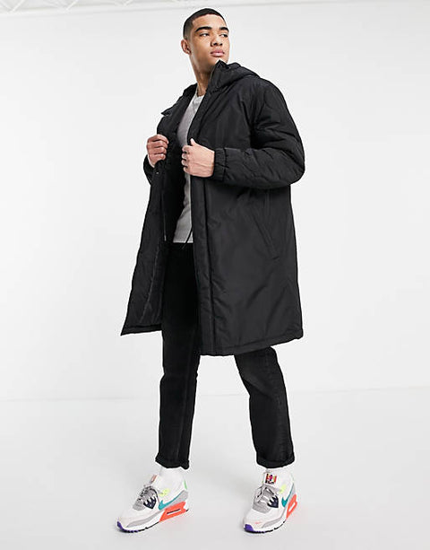 Asos Design Men's Black Coat 102103154 ANF80 (AN58)zone2