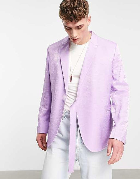 Asos Design Men's Purple Blazer ANF3177