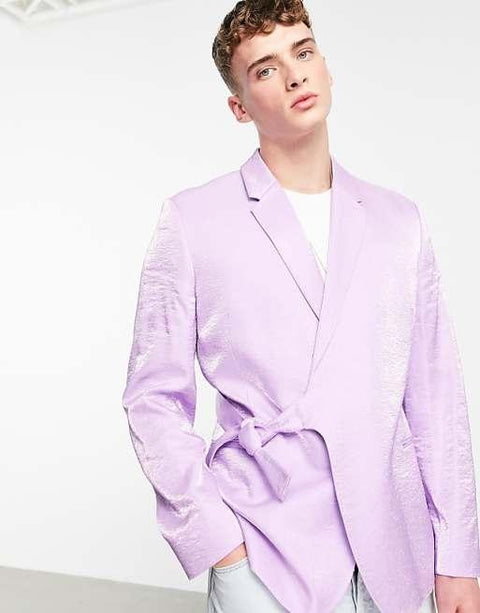Asos Design Men's Purple Blazer ANF3177