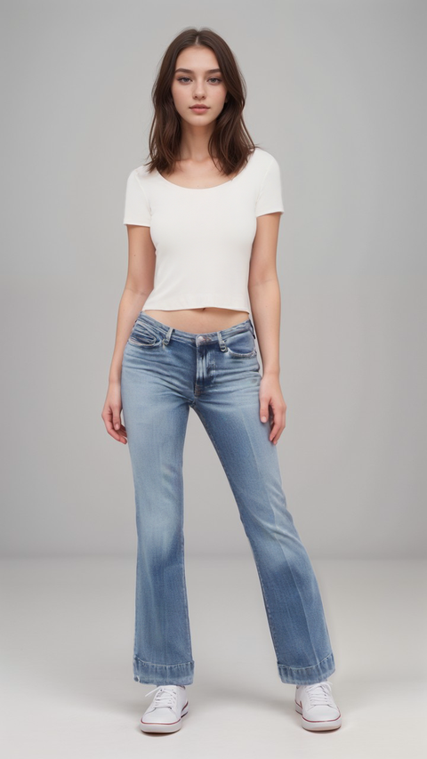 Topshop Women's Ecru T-shirt ANF650