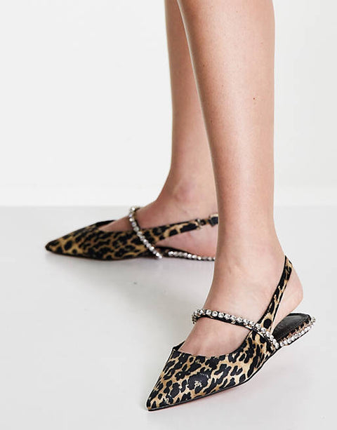 ASOS Design Women's Leopard  Espadrille  AMS251 shoes7 shr