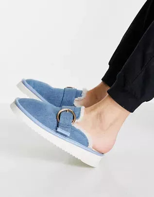 ASOS Design Women's Blue Slipper ANS769