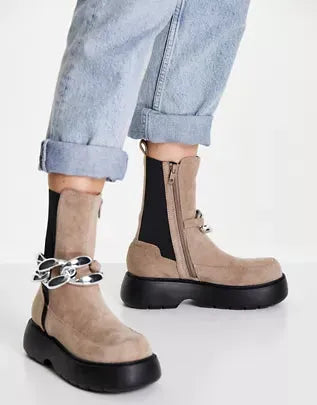ASOS Design  Women's Mink Boots ANS524