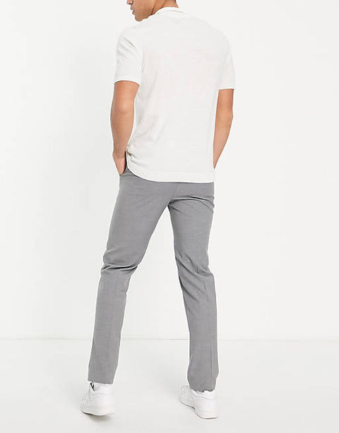 ASOS DESIGN  Men's Gray Trouser AMF785 (FM25) B26