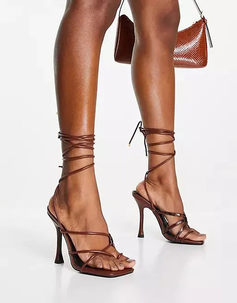 Asos Design Women's Brown Heel ANS681