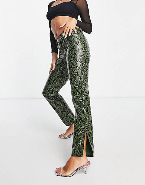 ASOS DESIGN  Women's Green Trouser  AMF2540 B32(zone 5)