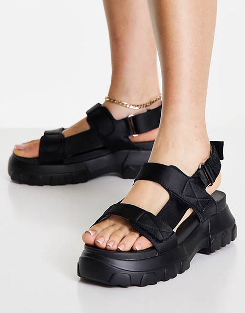 ASOS Design  Women's Black Sandal ANS394(shoes 58)