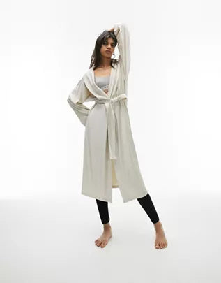 Topshop Women's Ecru Robe ANF2002