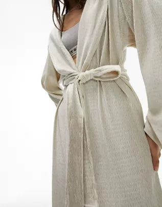 Topshop Women's Ecru Robe ANF2002