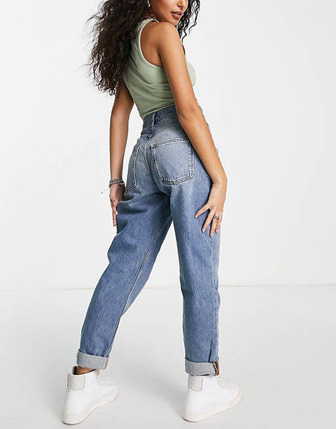 Asos Design Women's Blue Jeans ANF425 (LR 47)