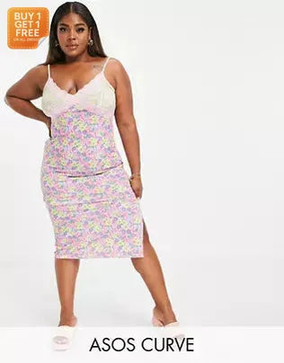 Asos Design Women's Multicolor Dress ANF812
