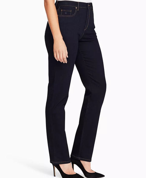 Gloria Vanderbilt Women's Navy Amanda High Rise Straight-Leg Jeans | Gloria Vanderbilt In Lebanon