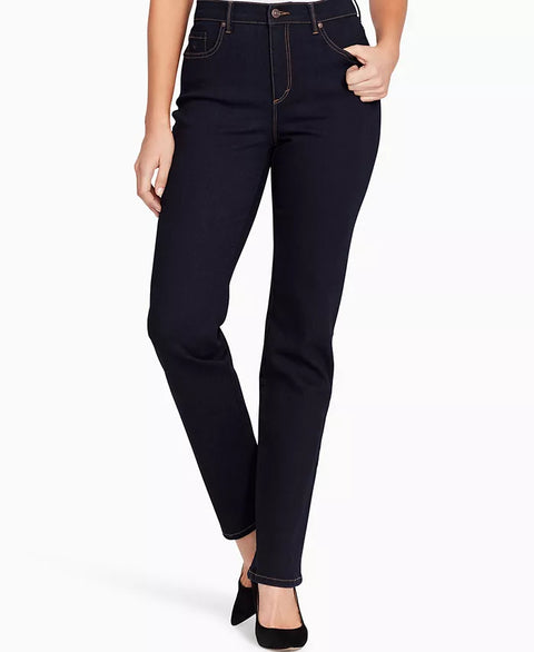 Gloria Vanderbilt Women's Navy Amanda High Rise Straight-Leg Jeans | Gloria Vanderbilt In Lebanon