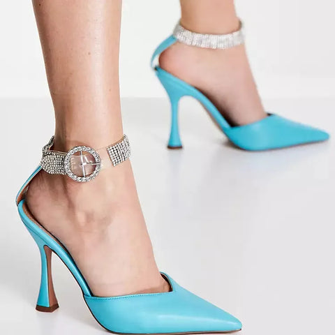 Asos Design Women's Blue Heel ANS723