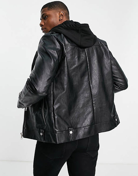 Asos Design Men's Black Jacket 104729279 ANF339 (AN80/AN82/AN84)(zone 4)