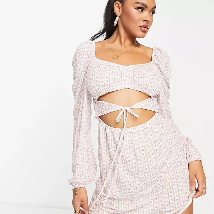 Asos Design Women's Multicolor Dress ANF1953