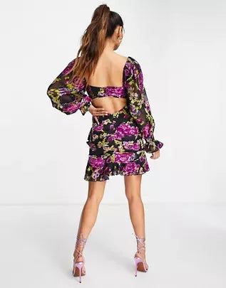 Asos Design Women's Multicolor Dress ANF1861
