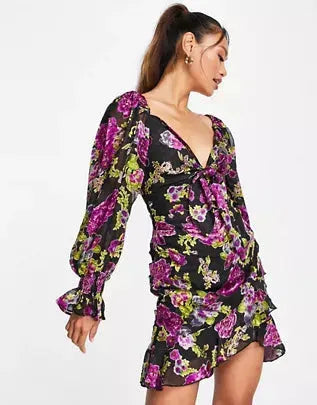 Asos Design Women's Multicolor Dress ANF1861
