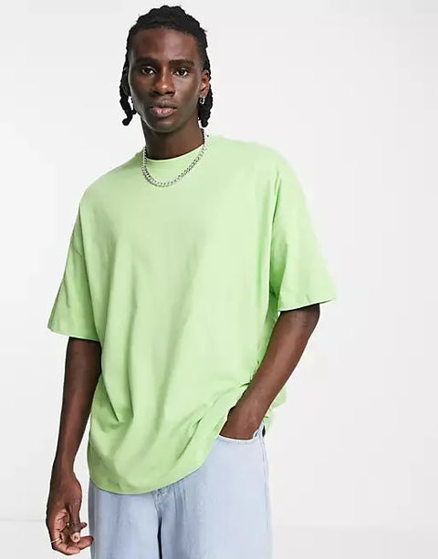 Asos Design Men's Light Green T-Shirt ANF709