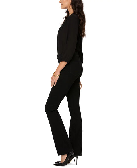 NYDJ Women's Black Barbara Tummy-Control Bootcut Jeans | NYDJ In Lebanon