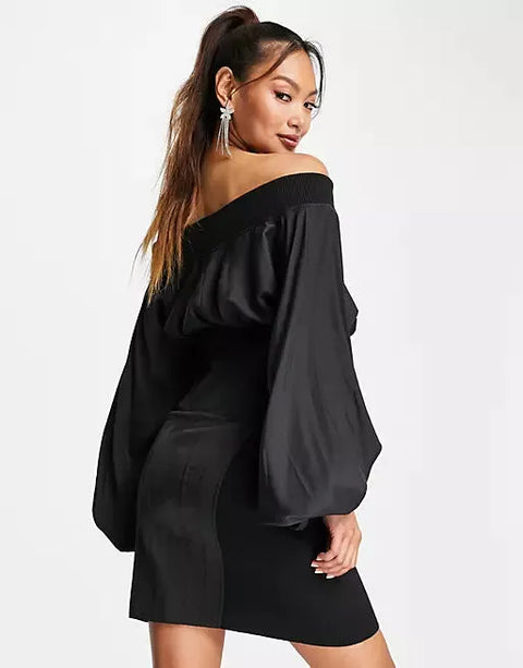 Asos Design Women's Black Dress.  Anf1727