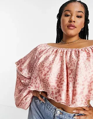 Asos Design Women's Pink Blouse ANF754