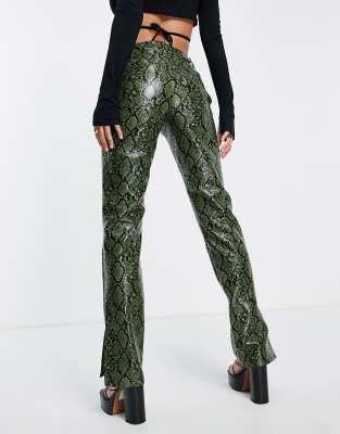 Asos Design Women's Multicolor Straight Pant ANF2373