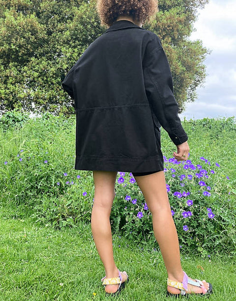 TopShop Women's Black Jacket 105536324 ANF256 (zone2)