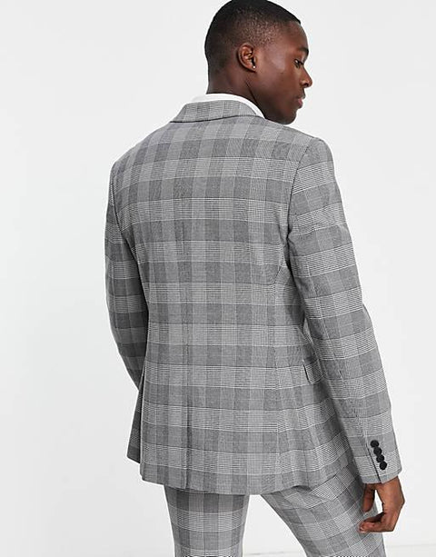 ASOS DESIGN Men's  Gray Blazer AMFJ178