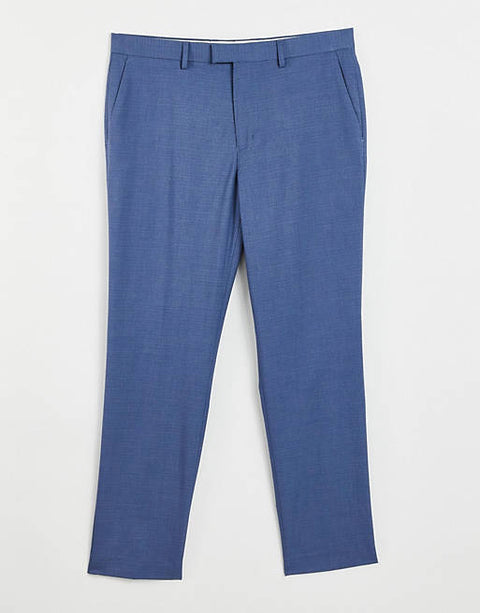 Topman Men's Blue Trouser AMF2545 (B41,SHR)
