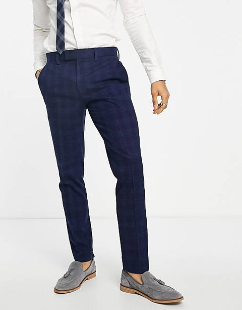 Topman Men's Navy Blue Trouser ANF432 (LR 81)( zone 5) shr