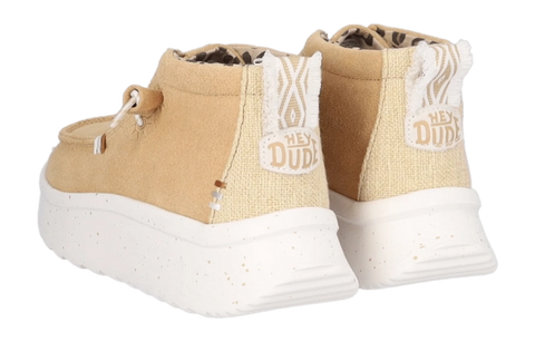 Hey Dude Women's Beige & White Wendy Peak High Casual Shoes | Hey Dude In Lebanon