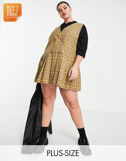 Collusion Women's Brown Mini Dress ANF2654