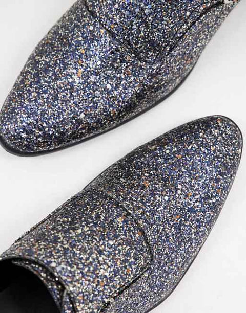 Asos Design Men's Silver Casual Shoes ANS1024