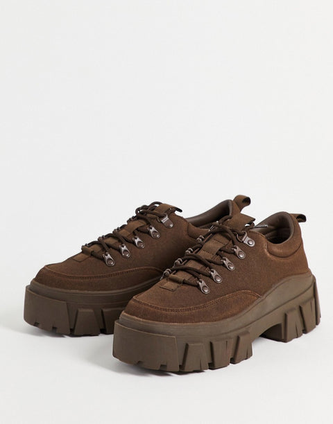 ASOS Design Men's Brown Sneaker Shoes ANS191(shoes65)