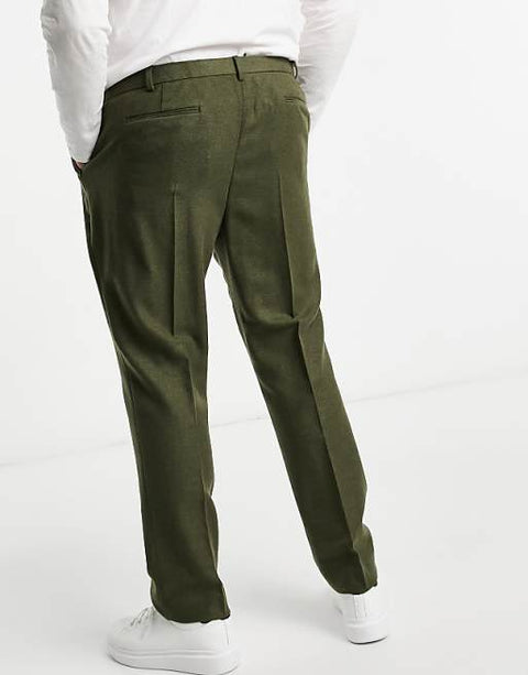 Asos Design Men's Khaki Trouser ANF2458