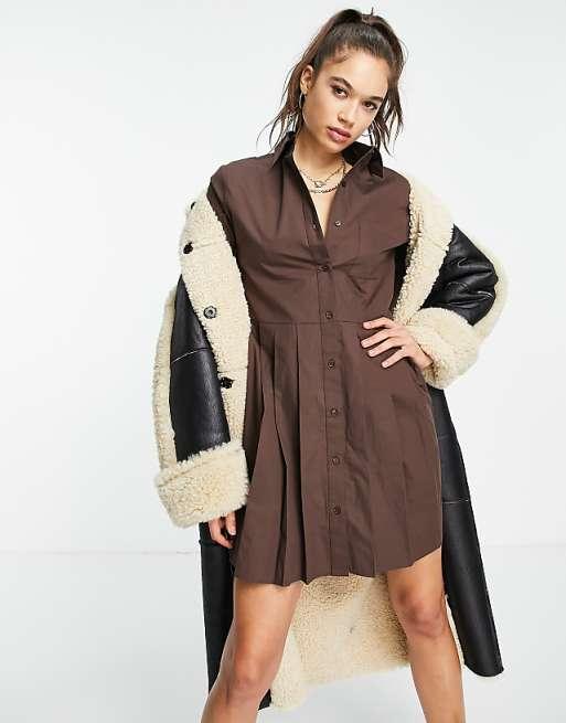 Collusion Women's Brown Dress ANF2648