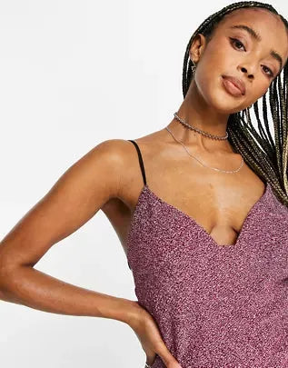 Topshop Women's Pink Dress ANF1871