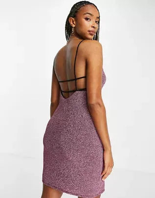 Topshop Women's Pink Dress ANF1871