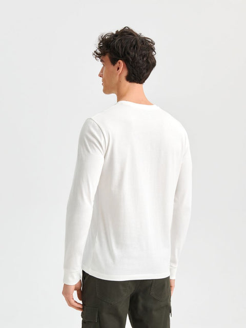 Sinsay Men's White Long Sleeve Blouse |Sinsay In Lebanon