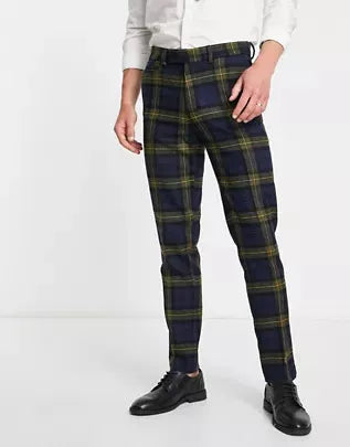 ASOS DESIGN Men's Multicolor Trouser ANF1507